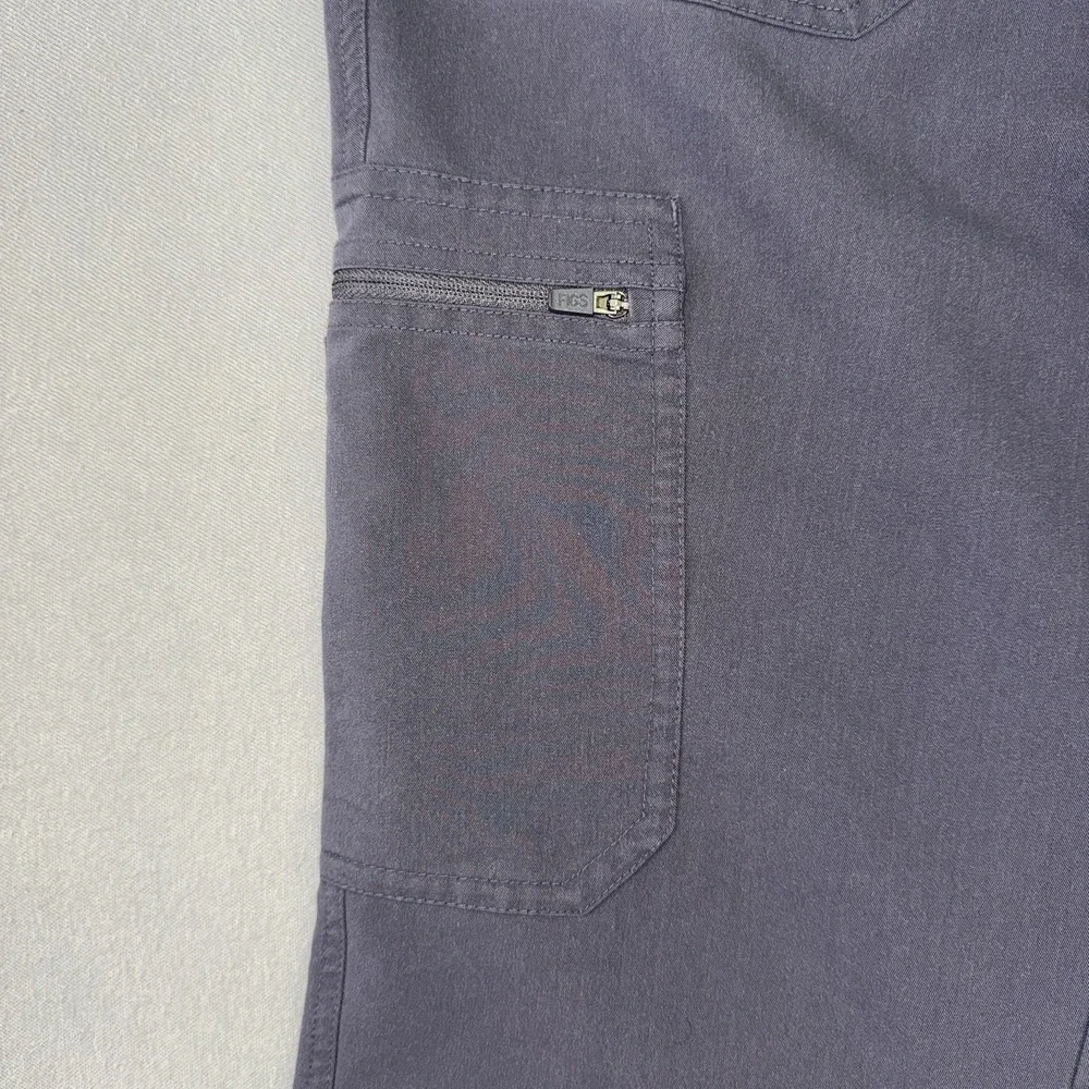 Men's FIGS Cairo Cargo Healthcare Nurse Scrub Pants Gray Size L